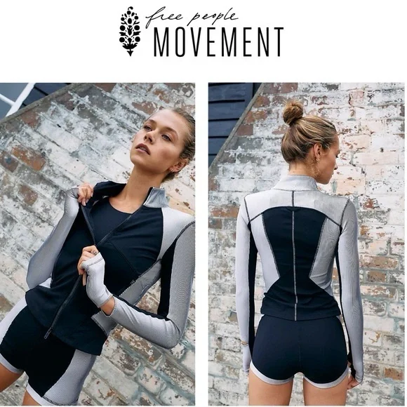 Free People Movement Hardio Cardio Track Jacket Full Zip - Picture 11 of 11